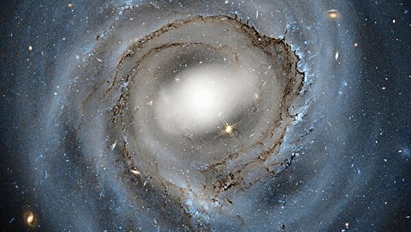 Спиральная галактика в созвездии Волосы Вероники