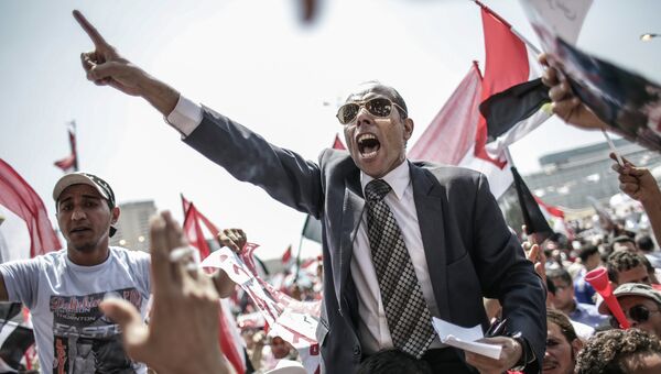 Противники президента Моххамеда Мурси на площади Тахрир