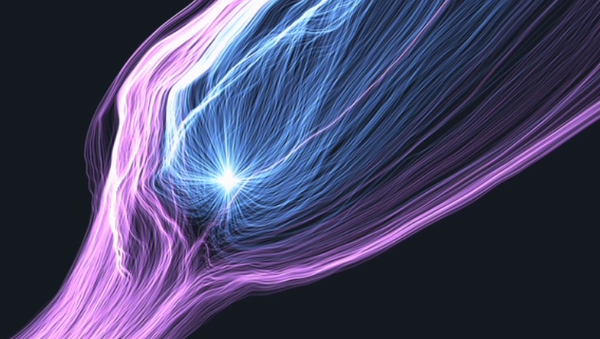 Модель взаимодействия газового хвоста кометы и солнечного ветра