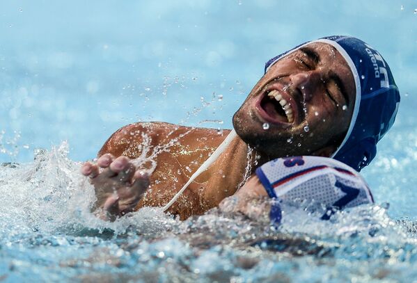 Матч Россия - Италия по водному поло на Чемпионате мира FINA 2015