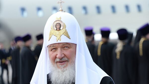 Патриарх Московский и всея Руси Кирилл, архивное фото