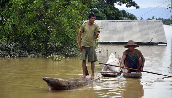 Наводнение в Мьянме, 21 июля 2015