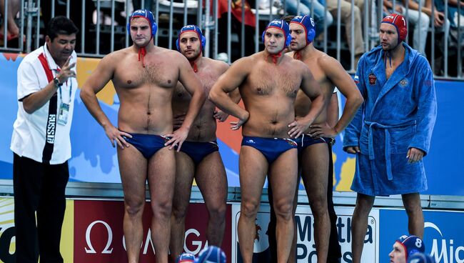 Чемпионат мира FINA 2015. Водное поло. Мужчины. Матч Греция - Россия