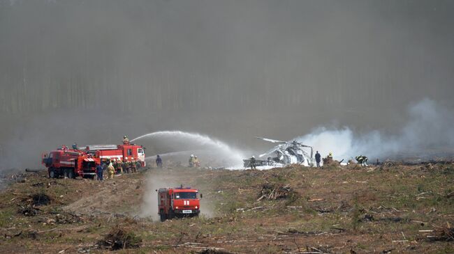 Вертолет Ми-28 потерпел крушение в Рязанской области