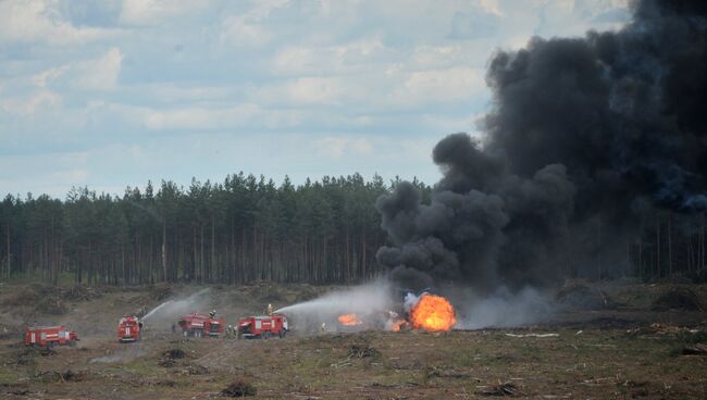 Вертолет Ми-28 потерпел крушение в Рязанской области