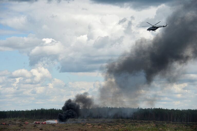 Вертолет Ми-28 потерпел крушение в Рязанской области