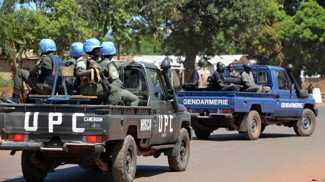 Военнослужащие миротворческой миссии ООН в Центральноафриканской Республике