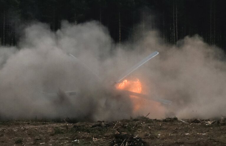 Вертолет Ми-28 потерпел крушение в Рязанской области