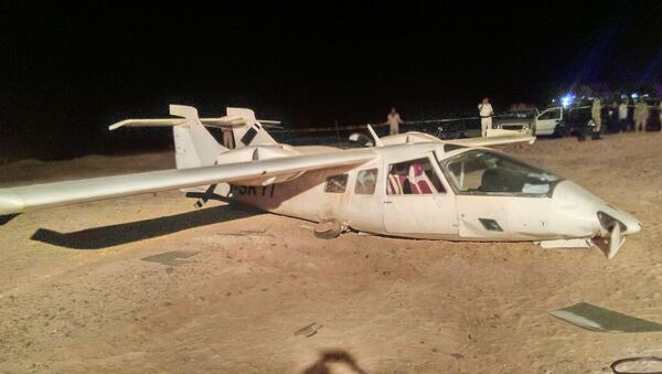 Частный самолет потерпел крушение в Хургаде в Египте