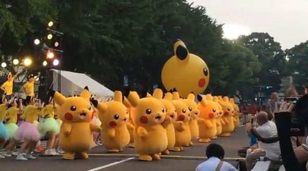 Парад покемонов в Японии