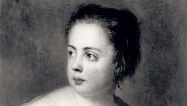 Антуан Пэн. Девочка с голубем. 1754