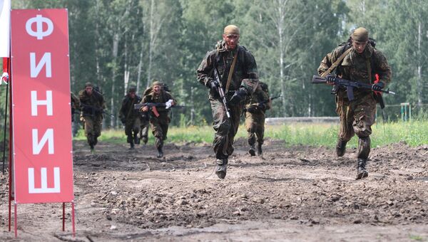Всеармейский конкурс Отличники войсковой разведки в Новосибирске. Архивное фото