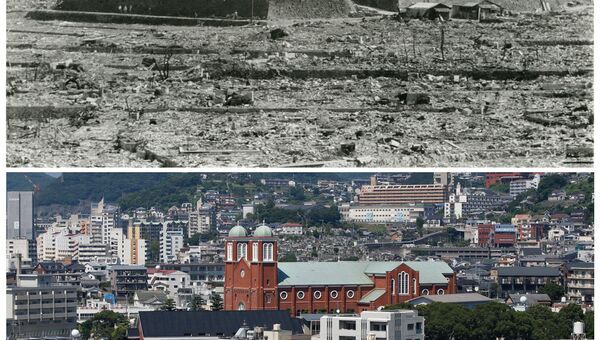Хиросима и Нагасаки после атомной бомбы. Собор Ураками
