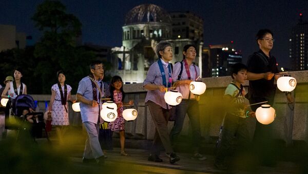 Церемония памяти жертв атомной бомбардировки в Хиросиме