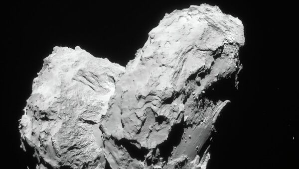 Фотография кометы Чурюмова-Герасименко, полученная Розеттой в августе 2014 года