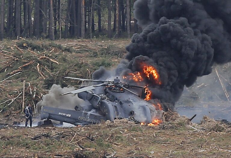 Вертолет Ми-28 потерпел крушение в Рязанской области