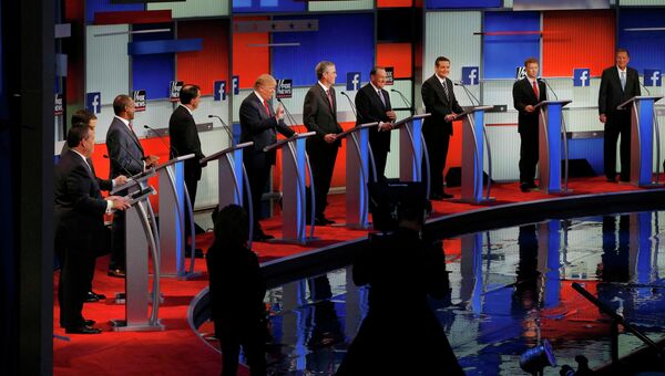 Кандидаты-республиканцы на президентских дебатах в США