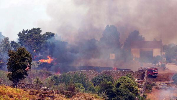 Природные пожары в Испании. Архивное фото