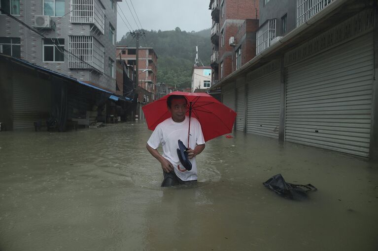 Тайфун Соуделор в Китае. Август 2015