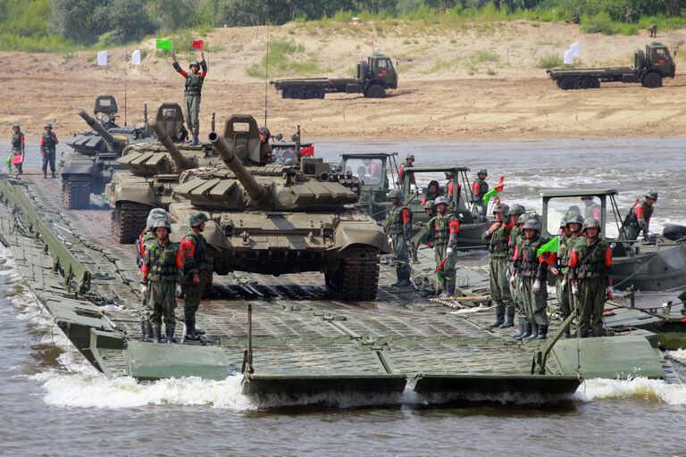 Состязания подразделений инженерных войск Открытая вода