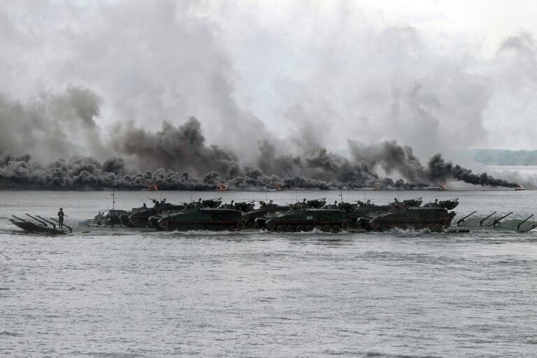 Состязания подразделений инженерных войск Открытая вода