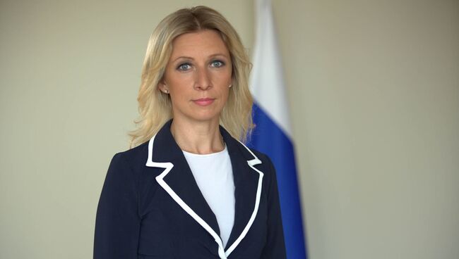 Директор Департамента информации и печати МИД России Мария Захарова
