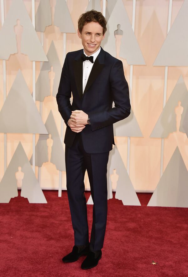 Эдди Редмэйн на церемонии вручения премии Оскар
