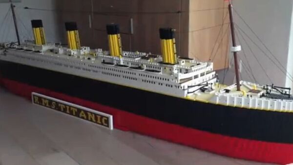 Титаник из LEGO
