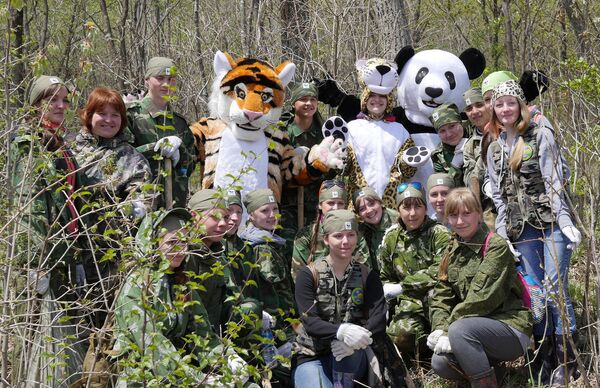 Ежегодные посадки WWF кедра на Амуре Ежегодные посадки WWF кедра на Амуре