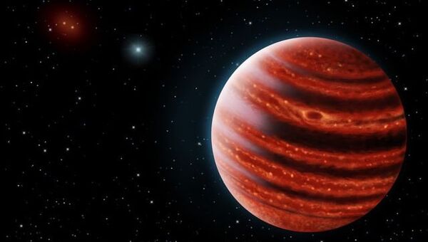 Молодая экзопланета «51 Эридана б»