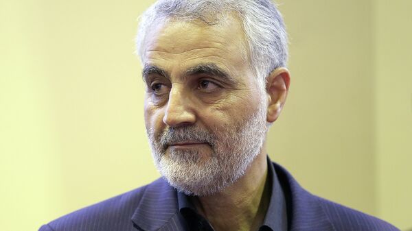 Глава спецподразделения Кудс иранского Корпуса стражей исламской революции (КСИР) Касем Сулеймани. Архивное фото