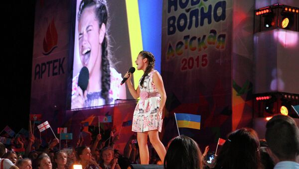 Представительница Мальты 12-летняя Гайя Каучи, занявшая первое место в международном конкурсе Детская Новая Волна