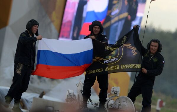 Команда России, победители чемпионата мира по Танковому биатлону
