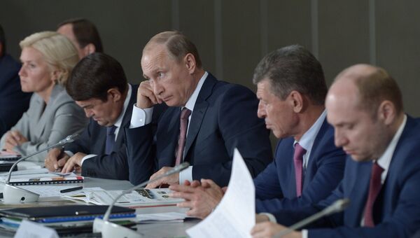 Президент РФ Владимир Путин проводит в Крыму заседание президиума Государственного совета РФ