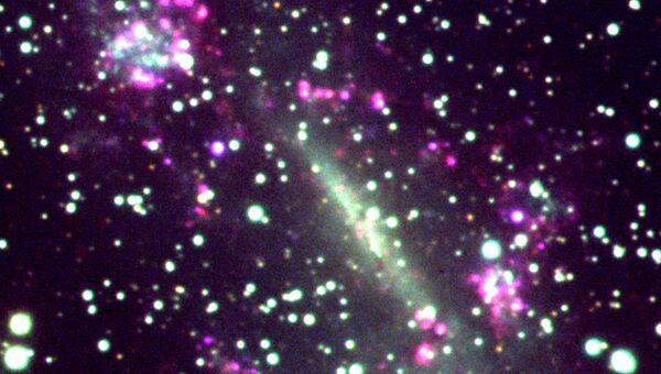 Астрофизики обнаружили самую близкую к нам кольцевую галактику Колесо Кэтрин