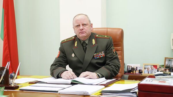 Заместитель министра обороны по вооружению - начальник вооружения Вооруженных сил Белоруссии генерал-майор Игорь Лотенков