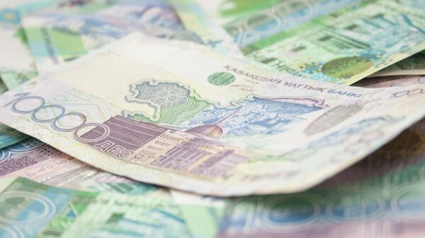 Тенге, валюта Казахстана. Архивное фото