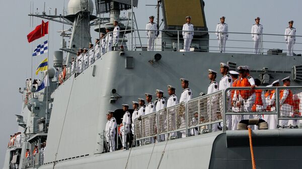 Военные моряки эсминца Шеньян. Архивное фото