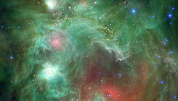 Телескоп Спитцер сделал новое изображение красивой туманности