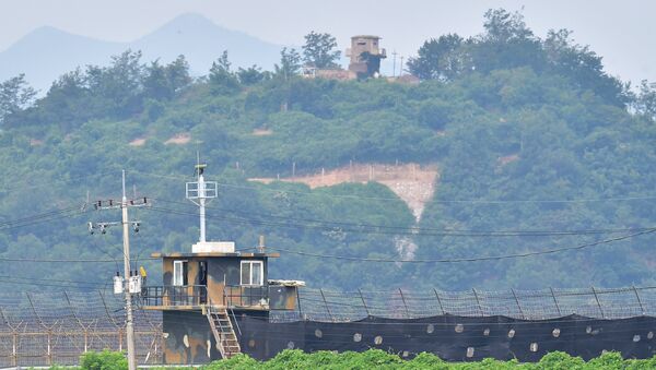 Граница между КНДР и Южной Кореей. Архивное фото