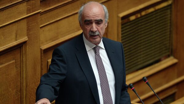 Греческий политик Вангелис Меймаракис. Архивное фото
