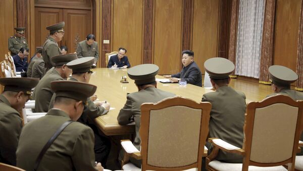 Заседание Центрального военного совета КНДР