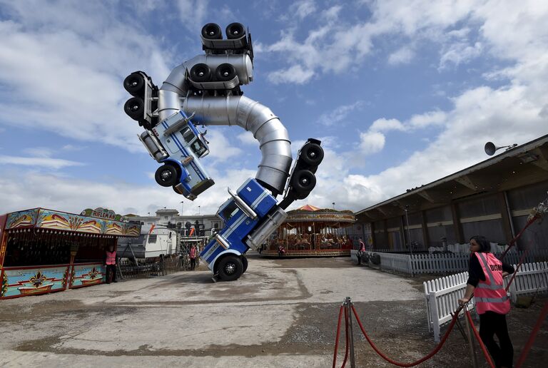 Выставка британского художника Бэнкси Dismaland