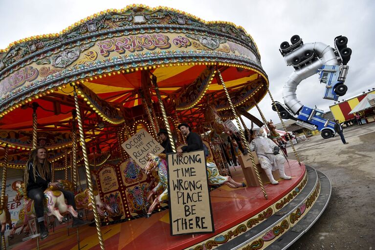 Выставка британского художника Бэнкси Dismaland