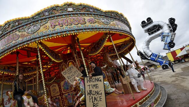 Выставка британского художника Бэнкси Dismaland