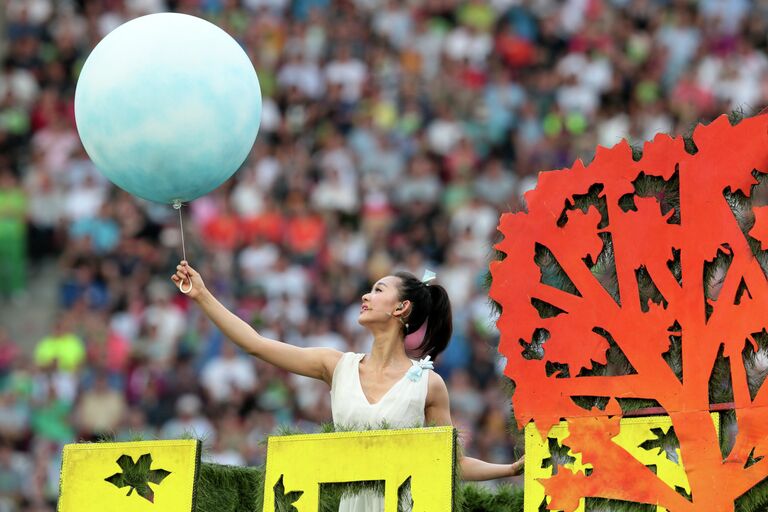 Церемония открытия чемпионата мира 2015 по легкой атлетике в Пекине