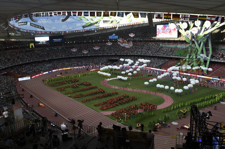 Церемония открытия чемпионата мира 2015 по легкой атлетике в Пекине