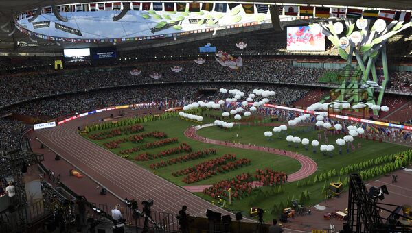 Церемония открытия чемпионата мира 2015 по легкой атлетике в Пекине. Архивное фото