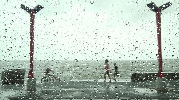 Дождь во время тайфуна