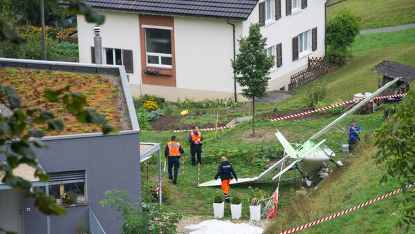 Два самолета столкнулись на авиашоу на северо-западе Швейцарии